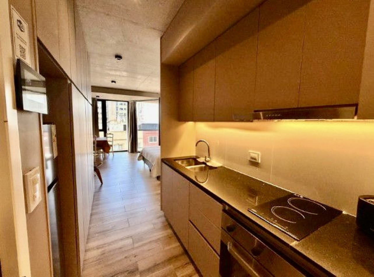 Monoambiente a estrenar. Zona Aldrey. Cochera opcional