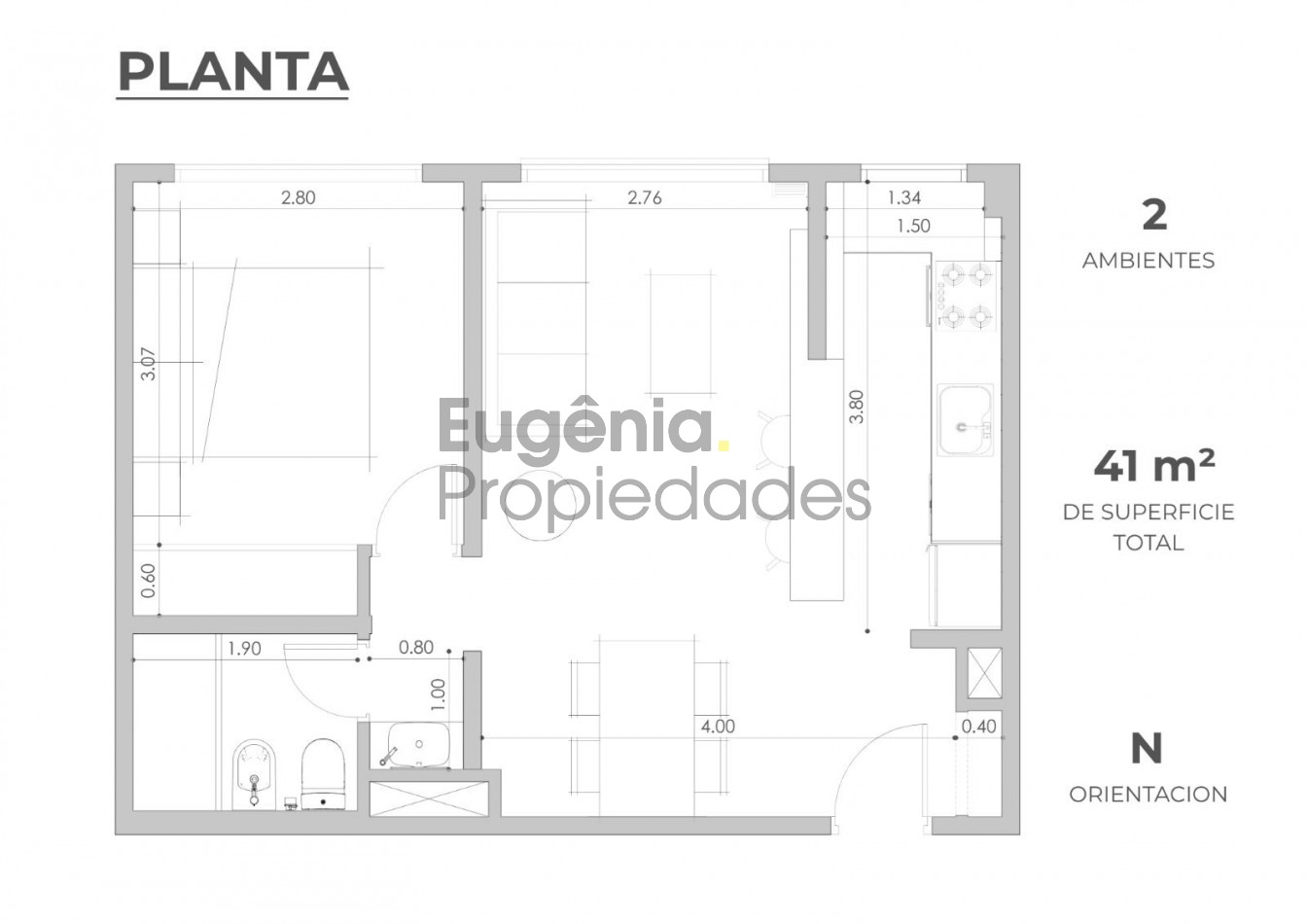Reciclado| Departamento 2 ambientes al frente con vista panoramica | Arenales 2300 | Plaza Colon